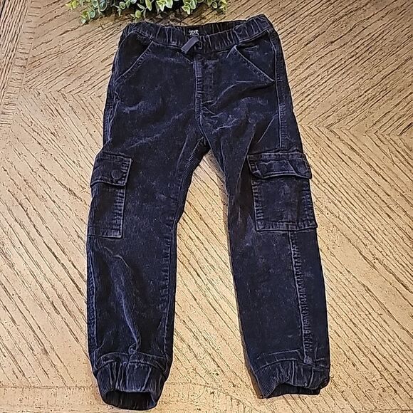 Black corduroy joggers size 6 - Picture 1 of 10